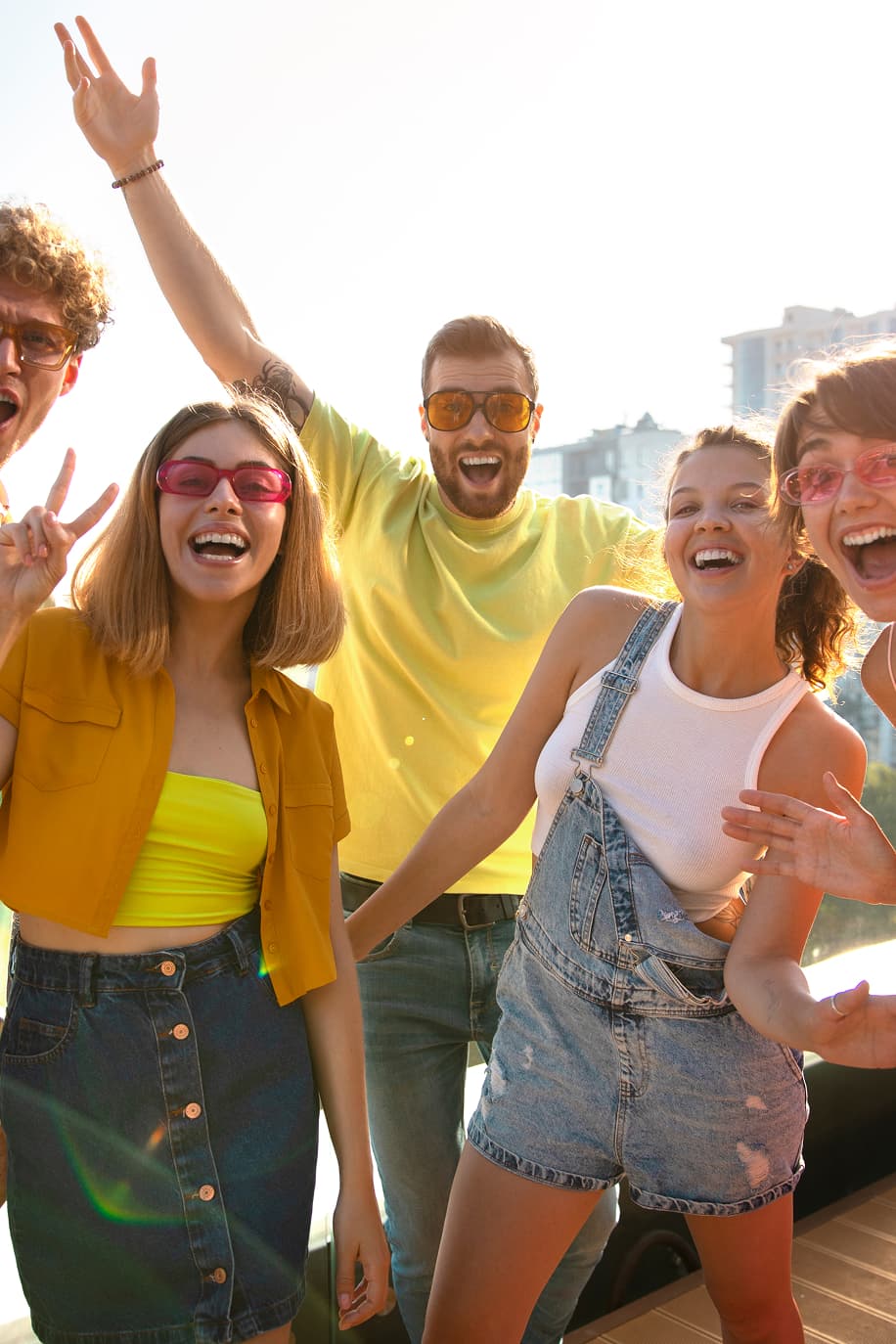 Beautiful people living and enjoying their lives